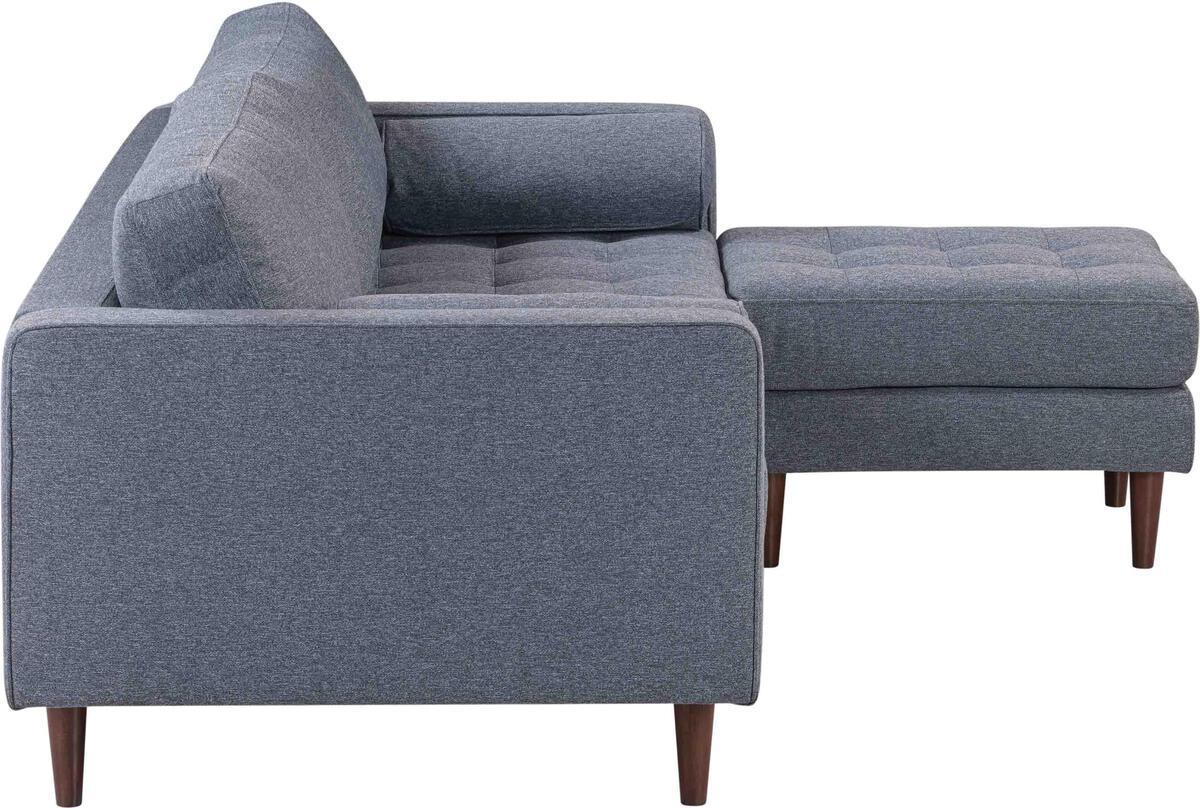 Tov Furniture Sectional Sofas - Cave Navy Tweed Sectional Navy