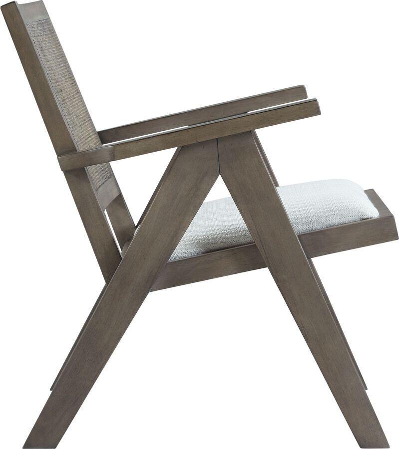 Elements Accent Chairs - Chaucer Lounge Chair in Grey