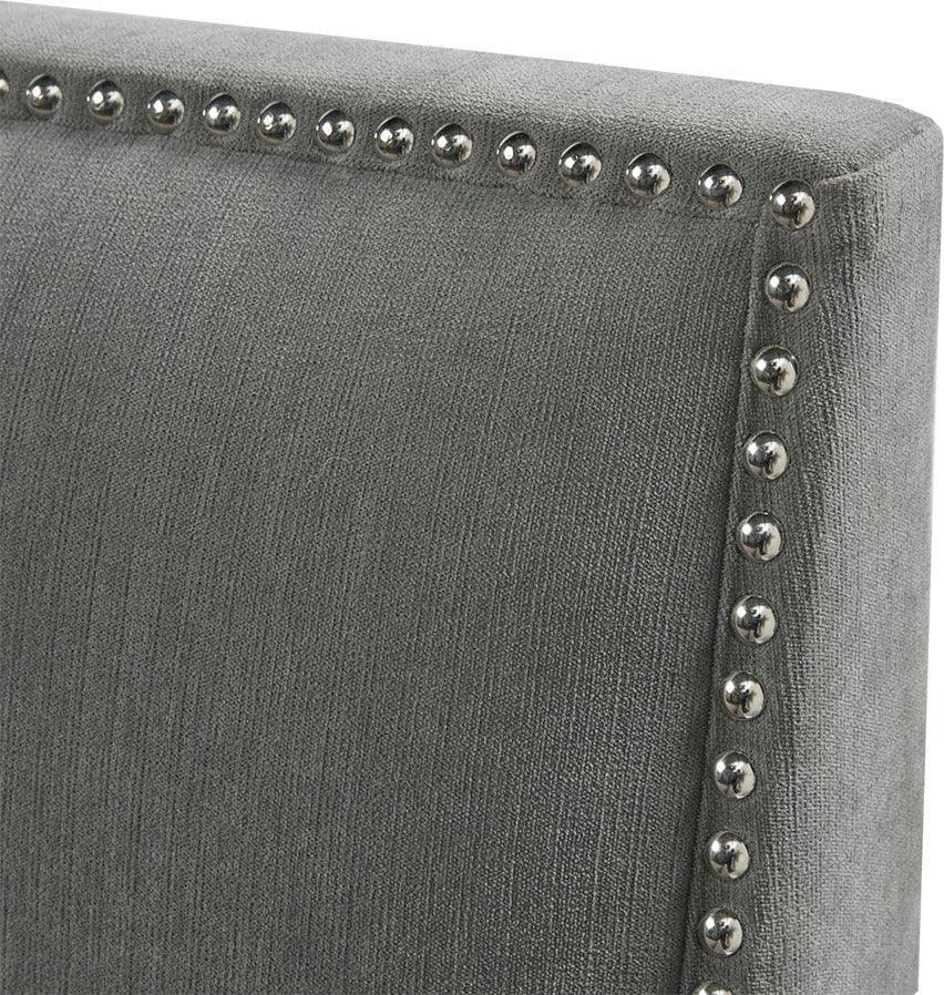 Olliix.com Accent Chairs - Circa Upholstered Swivel Chair Gray