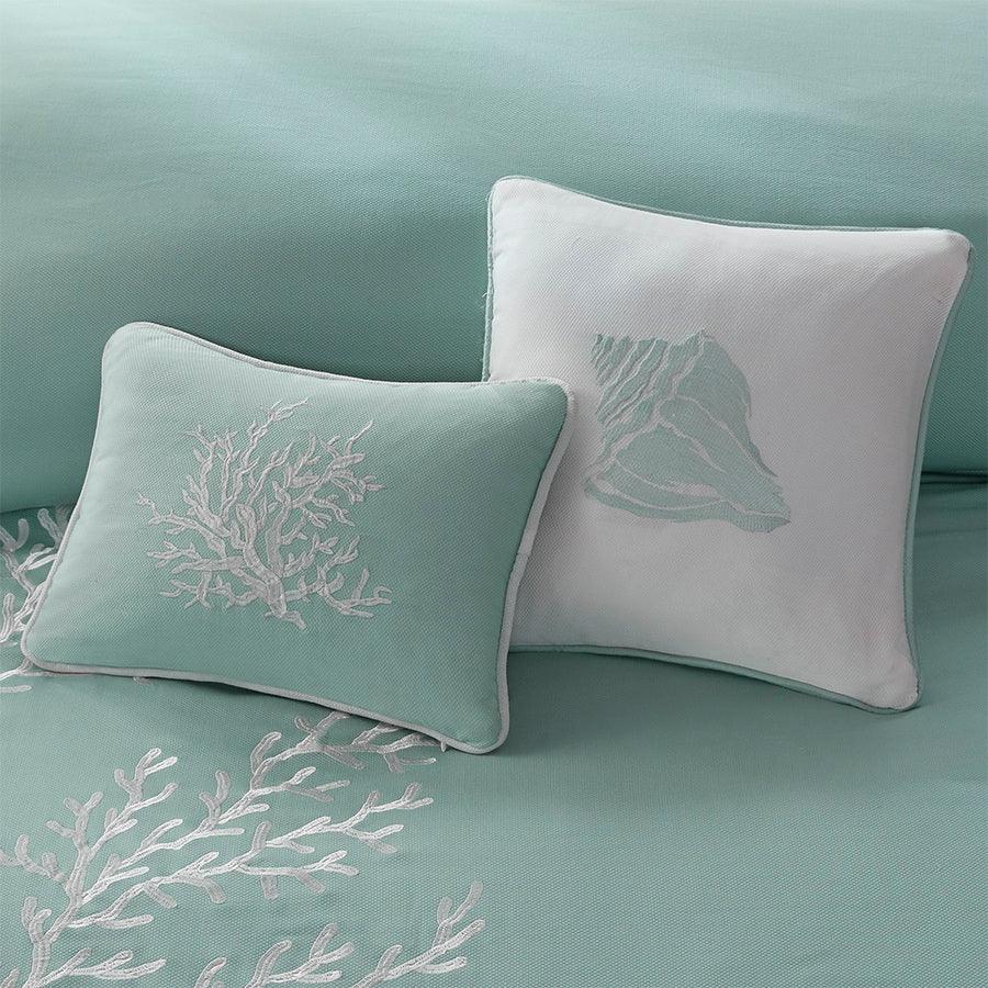 Olliix.com Pillows - Coastline Traditional Square Pillow 16x16" Ivory