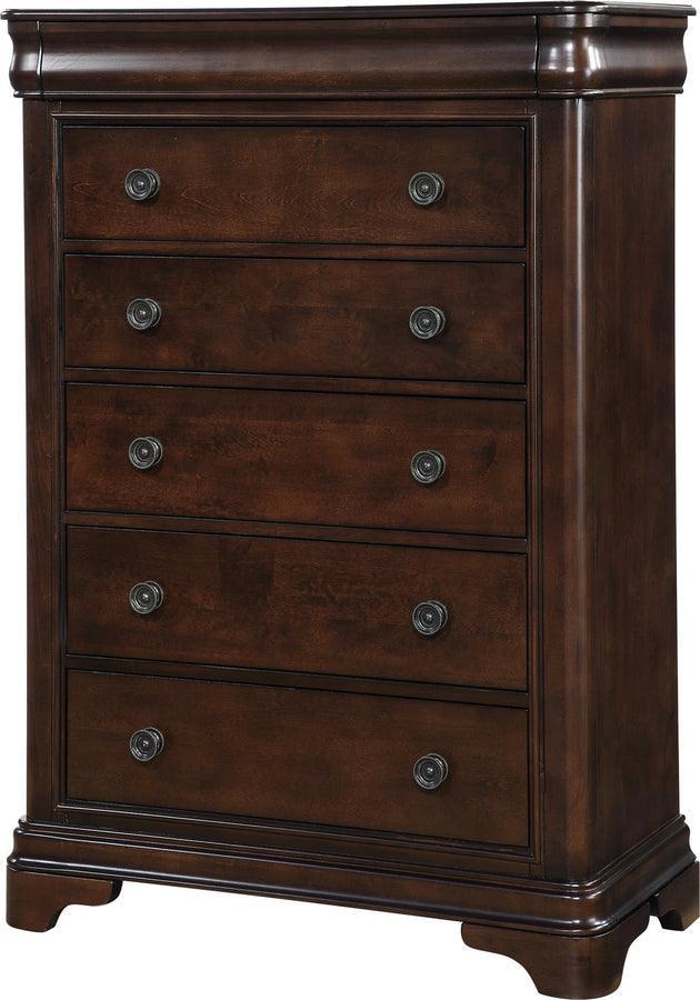 Elements Bedroom Sets - Conley Cherry Queen Sleigh 3PC Bedroom Set Cherry