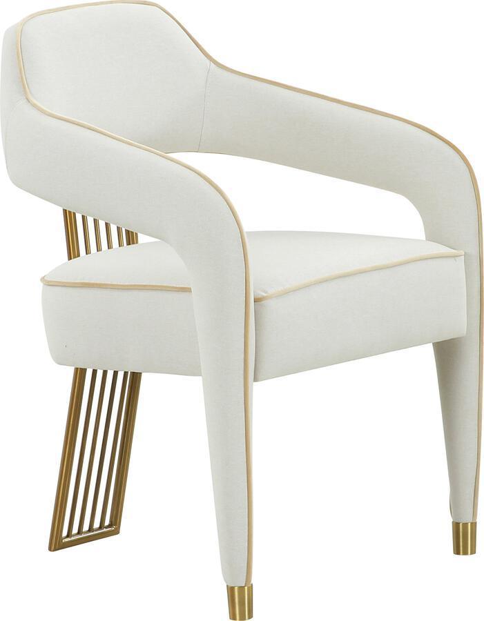 Tov Furniture Dining Chairs - Corralis Cream Linen Dining Chair