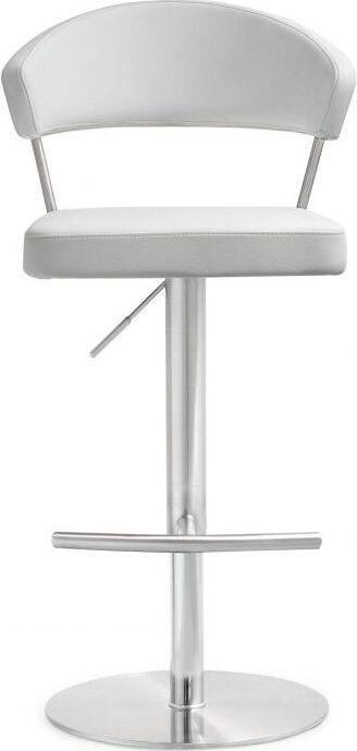 Tov Furniture Barstools - Cosmo White Stainless Steel Barstool