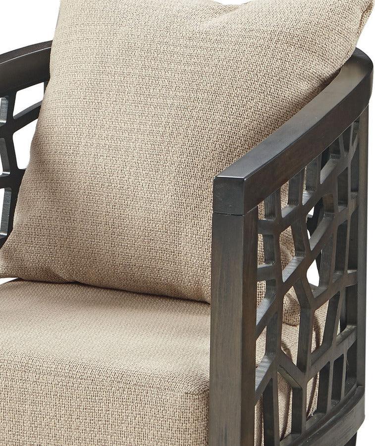 Olliix.com Accent Chairs - Crackle Accent Chair Tan