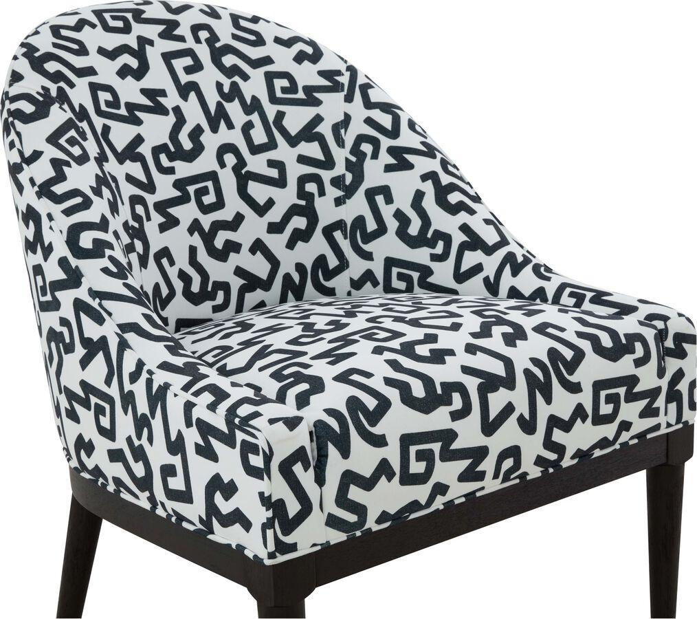 Tov Furniture Accent Chairs - Crystal Velvet Patterned Accent Chair