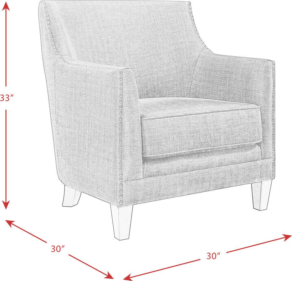 Elements Accent Chairs - Deena Accent Chair Blue