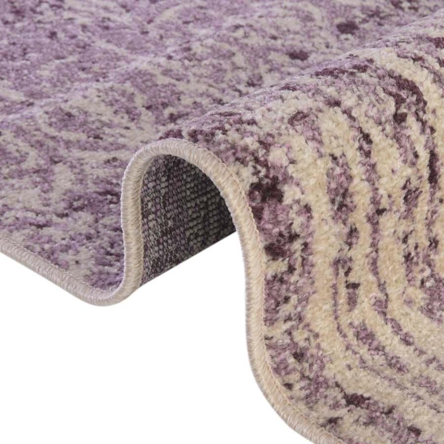 Unique Loom Indoor Rugs - Del Mar Contemporary Palace Rectangular Rug Purple