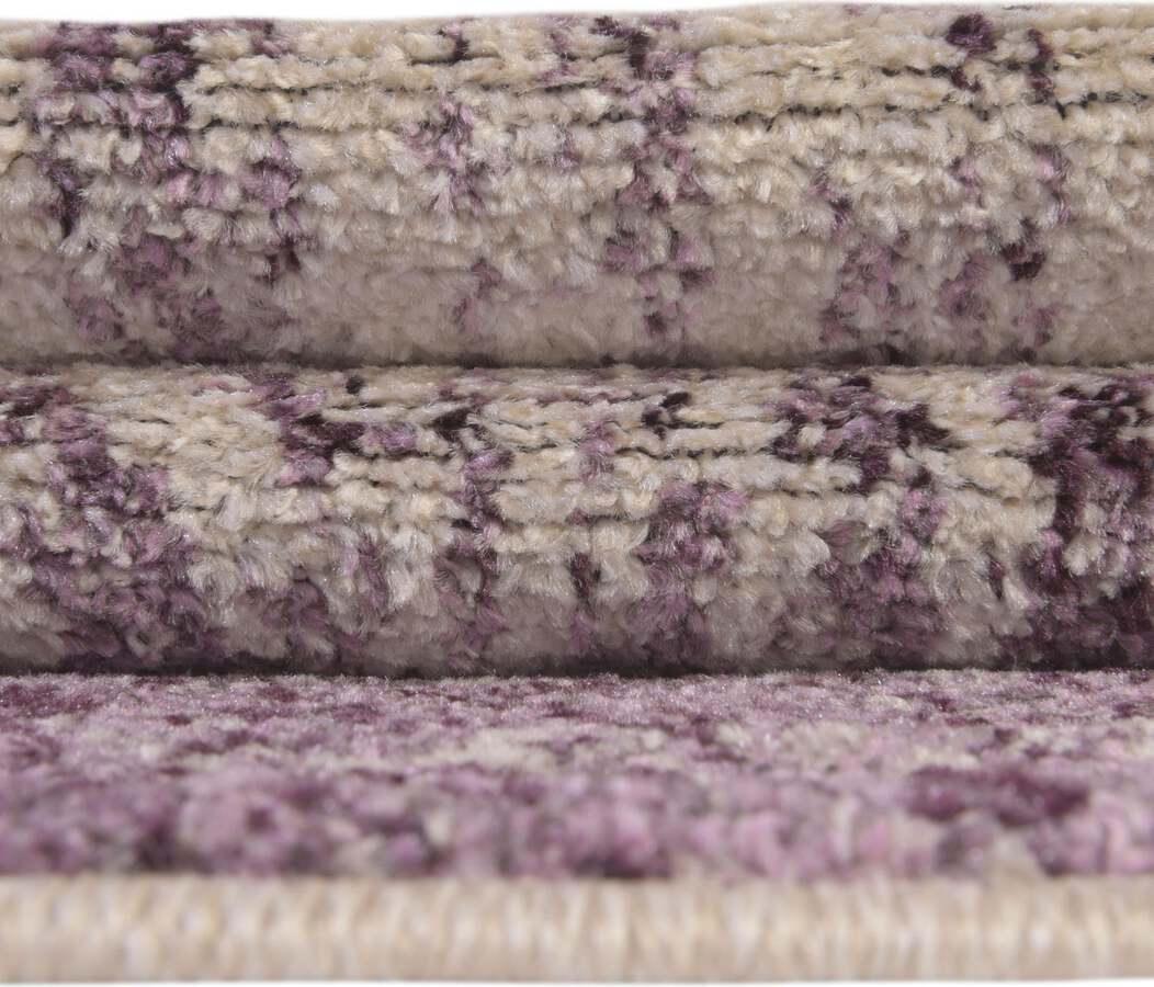 Unique Loom Indoor Rugs - Del Mar Contemporary Palace Rectangular Rug Purple