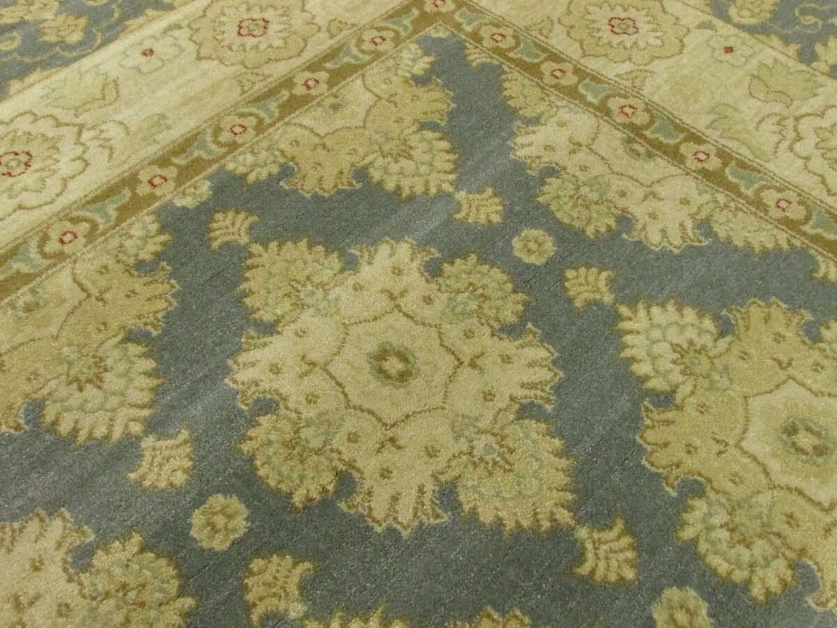 Unique Loom Indoor Rugs - Edinburgh Geometric Palace Blue & Beige