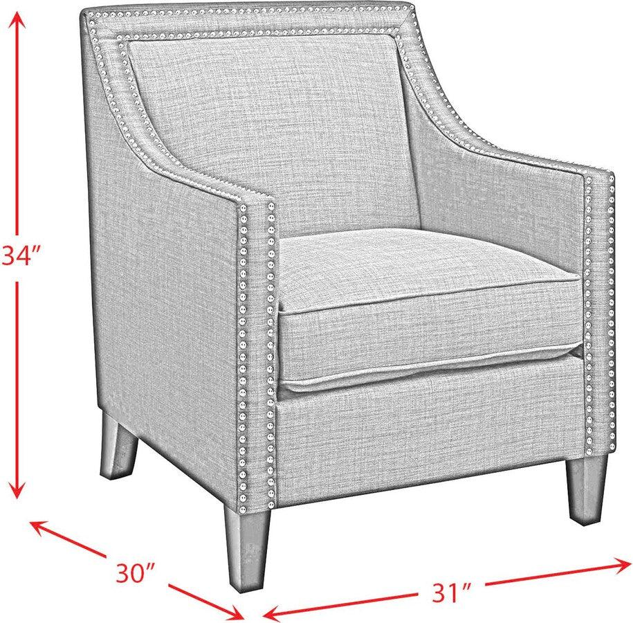 Elements Accent Chairs - Emery Chair Blue