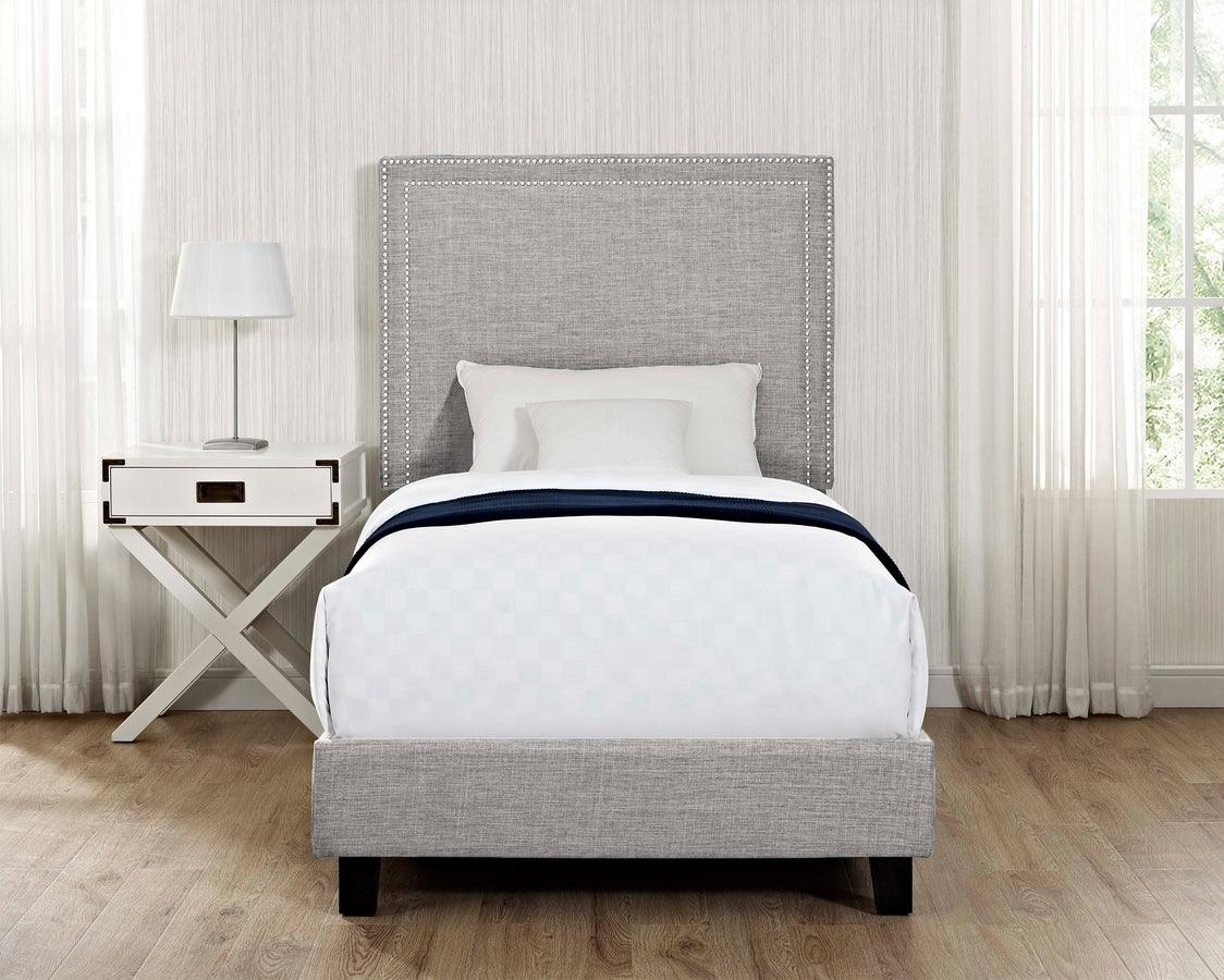 Elements Beds - Emery Twin Bed in Grey