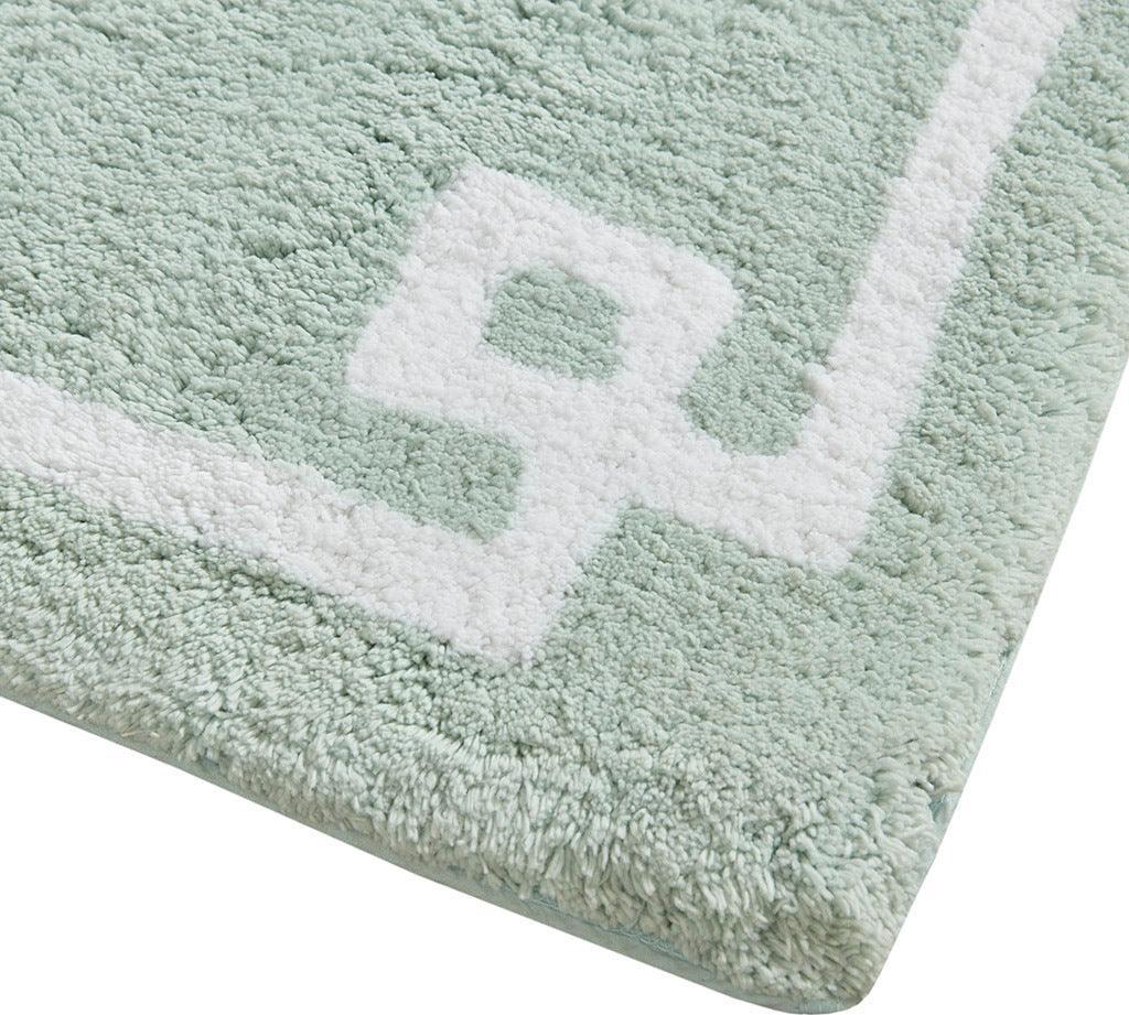 Olliix.com Bath Rugs - Evan 20x30" Bath Rug Seafoam