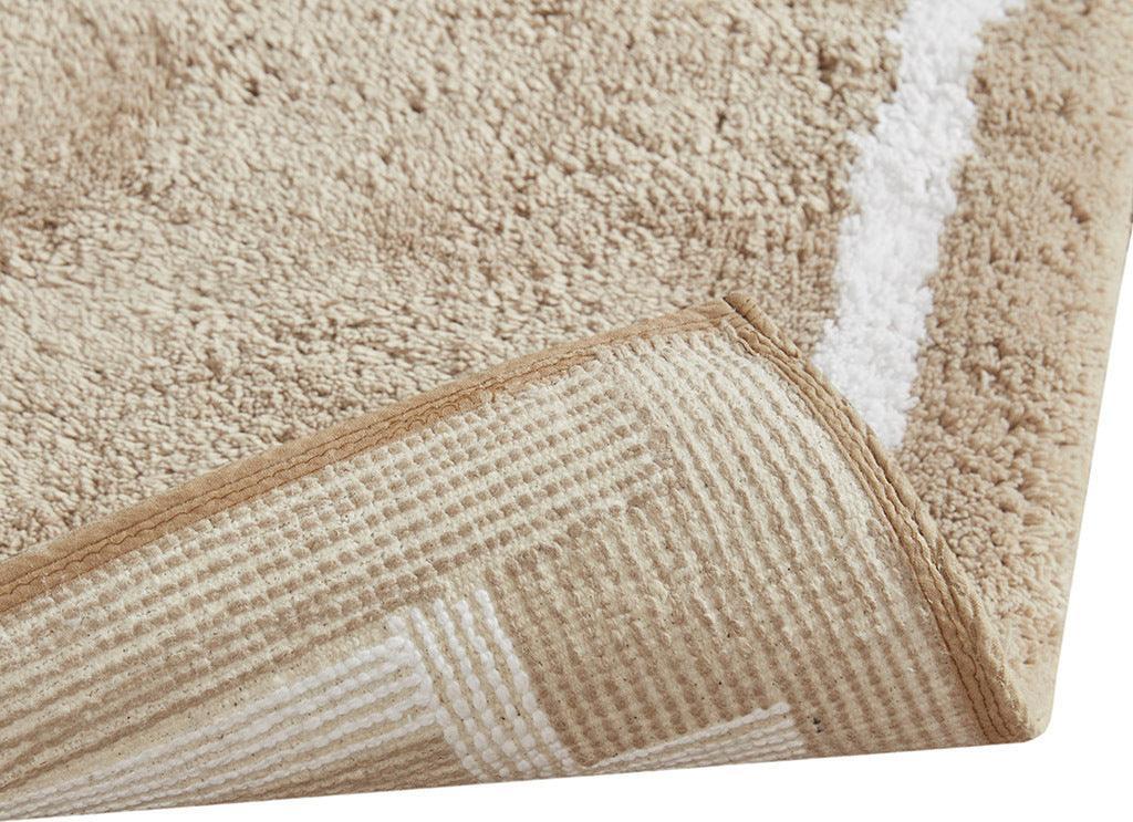 Olliix.com Bath Rugs - Evan 24x40" Bath Rug Taupe