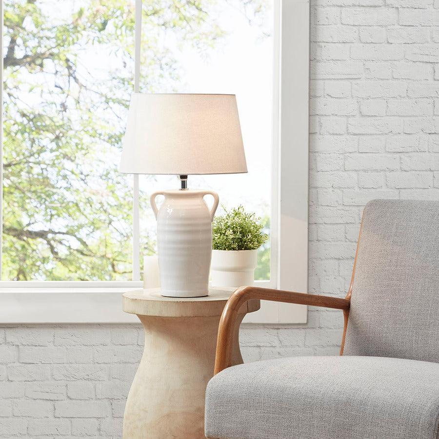 White and best sale cream table lamps