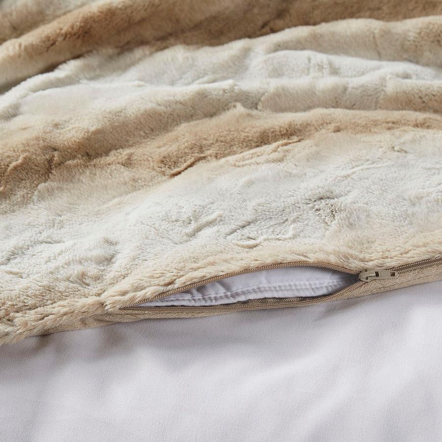 Madison park sachi discount oversized faux fur throw