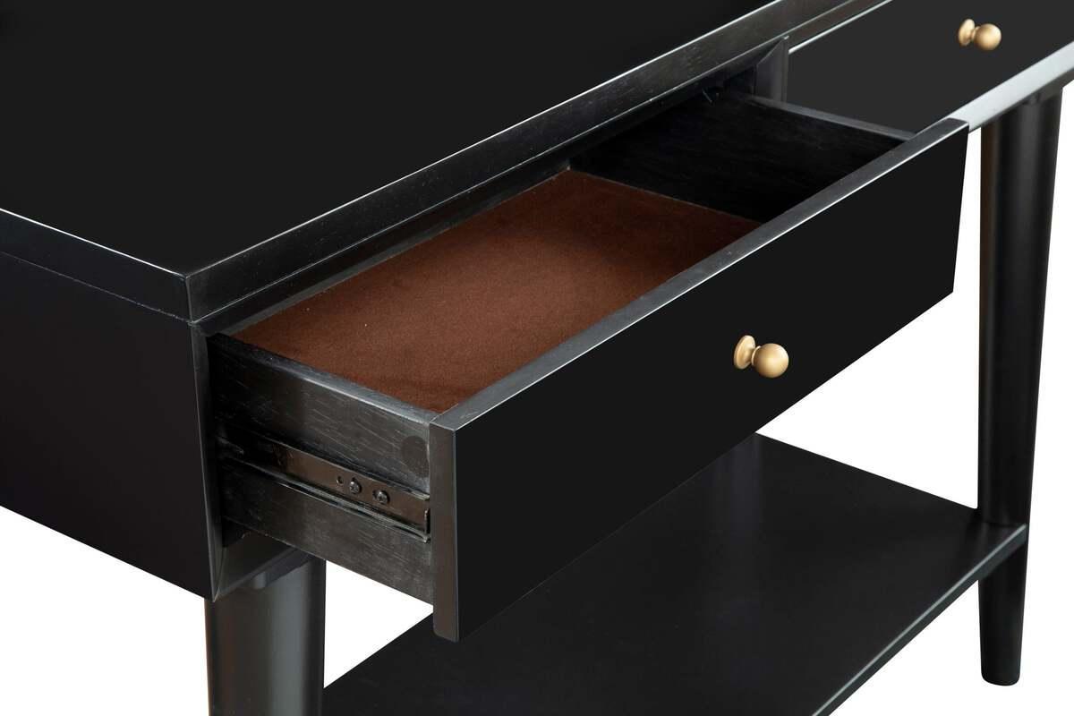 Alpine Furniture Consoles - Flynn Console Table Black