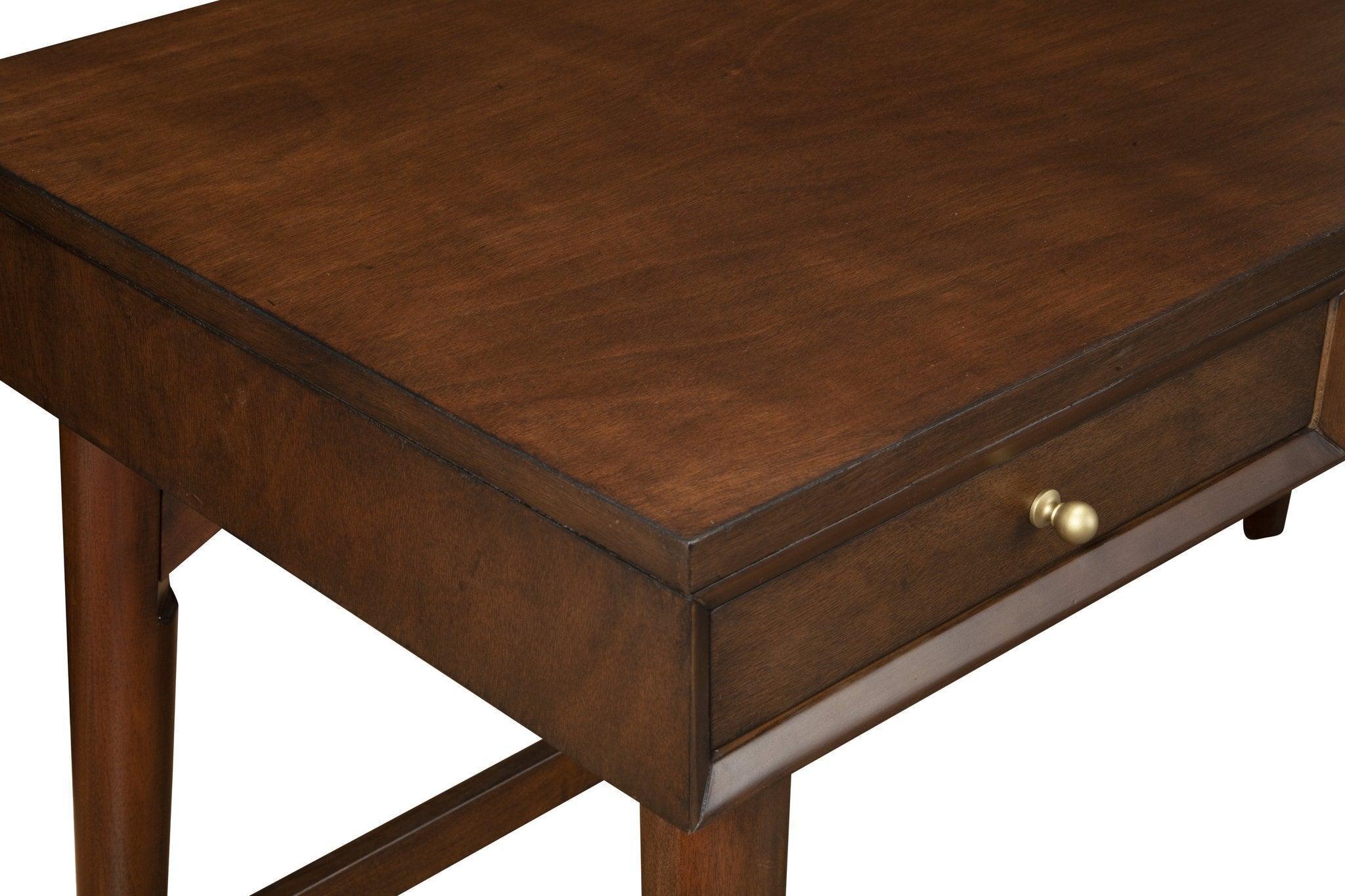 Alpine Furniture Desks - Flynn Large Desk Walnut