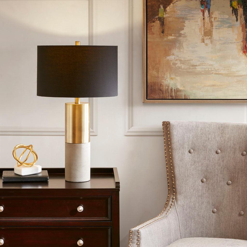 Olliix.com Table Lamps - Fulton Table Lamp Gold & Black