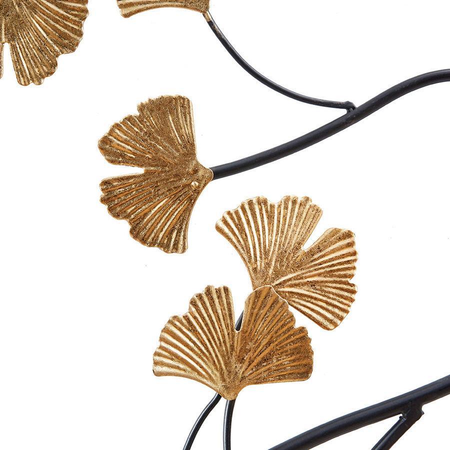 Gold Coating Ginkgo Leaf Iron Wall Decor Sign - China Wall Decor and Wall  Sign price