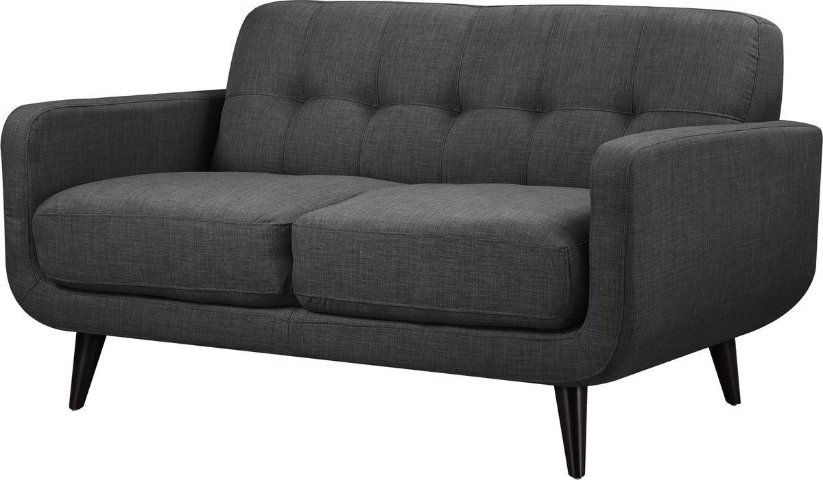 Elements Loveseats - Hailey Loveseat in Charcoal