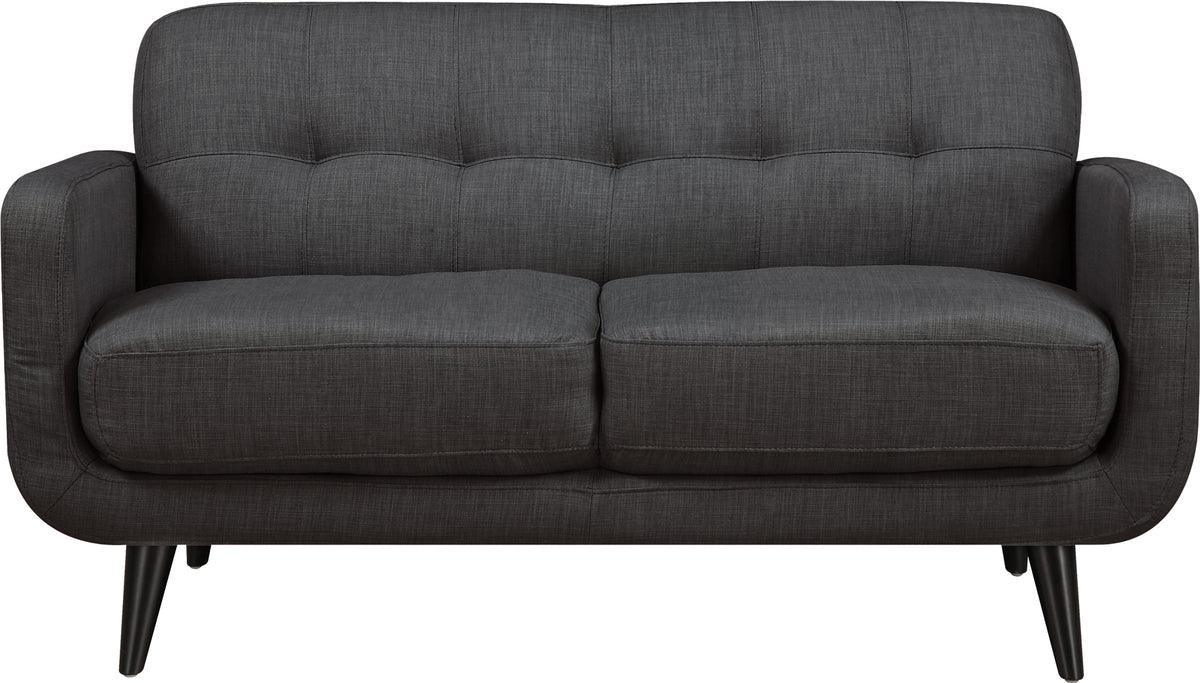 Elements Loveseats - Hailey Loveseat in Charcoal