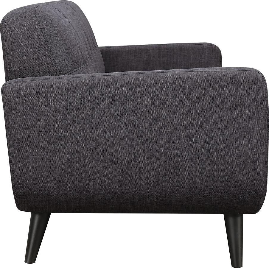 Elements Loveseats - Hailey Loveseat in Charcoal