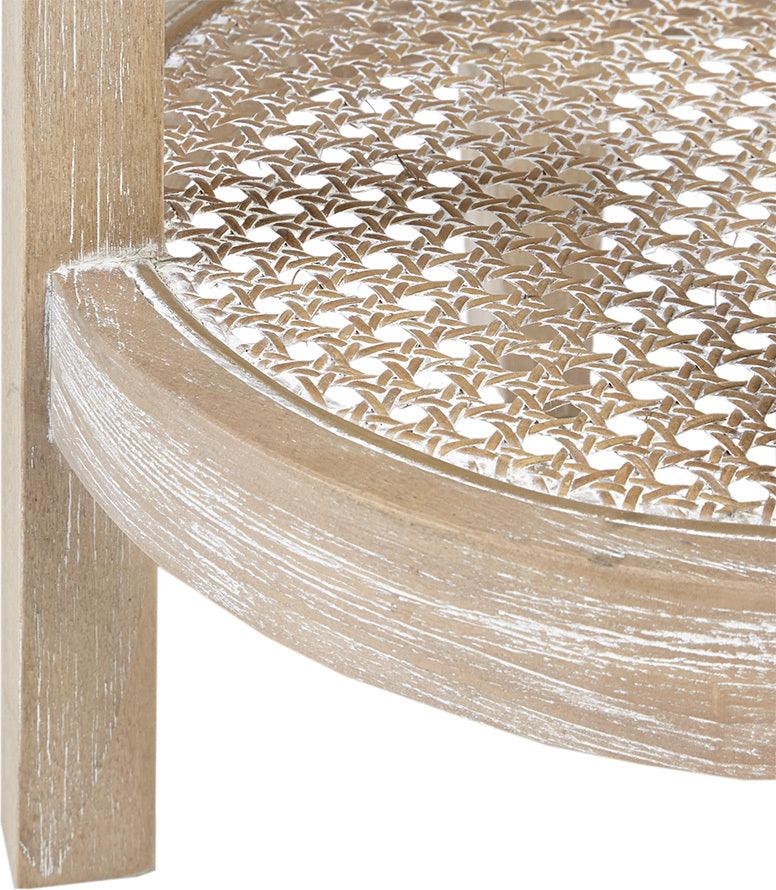 Olliix.com Side & End Tables - Harley Round Accent Table Reclaimed Wheat