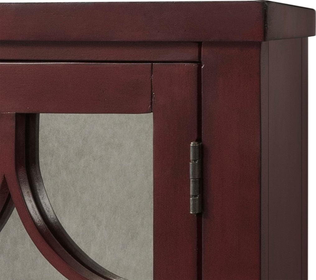 Elements Chest of Drawers - Harlow Accent Chest Antique Red