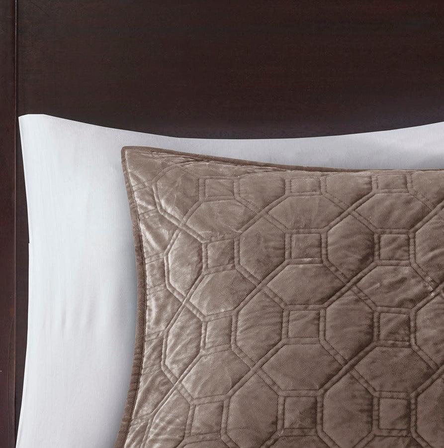 Olliix.com Comforters & Blankets - Harper Full/Queen Coverlet & Bedspread Taupe