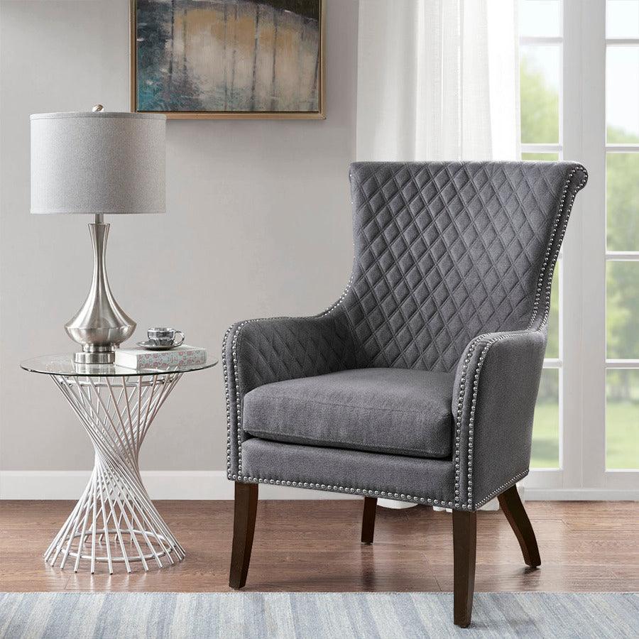 Olliix.com Accent Chairs - Heston Accent Chair Gray