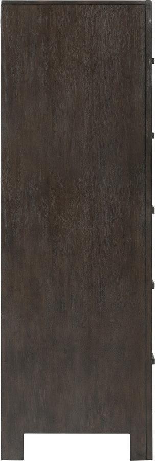 Elements Chest of Drawers - Holland 5-Drawer Chest Dark Walnut