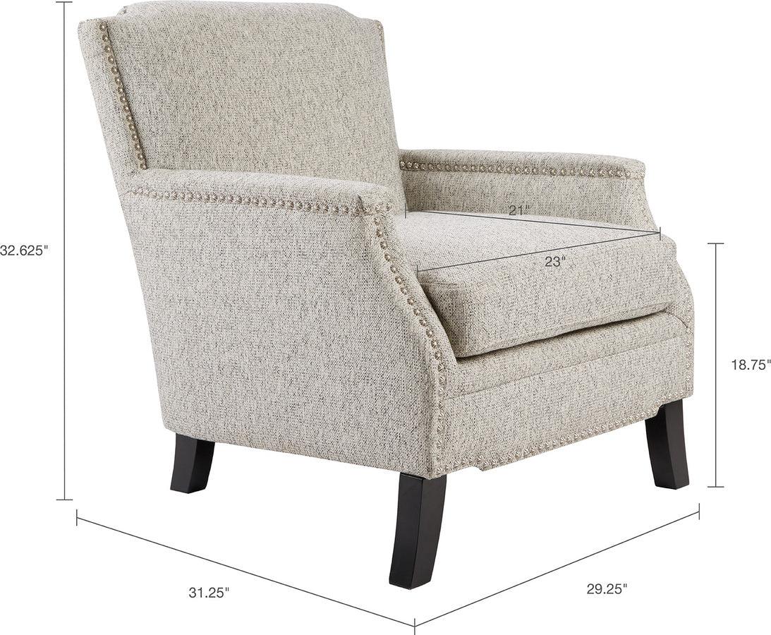 Olliix.com Accent Chairs - Jacques Accent chair Gray