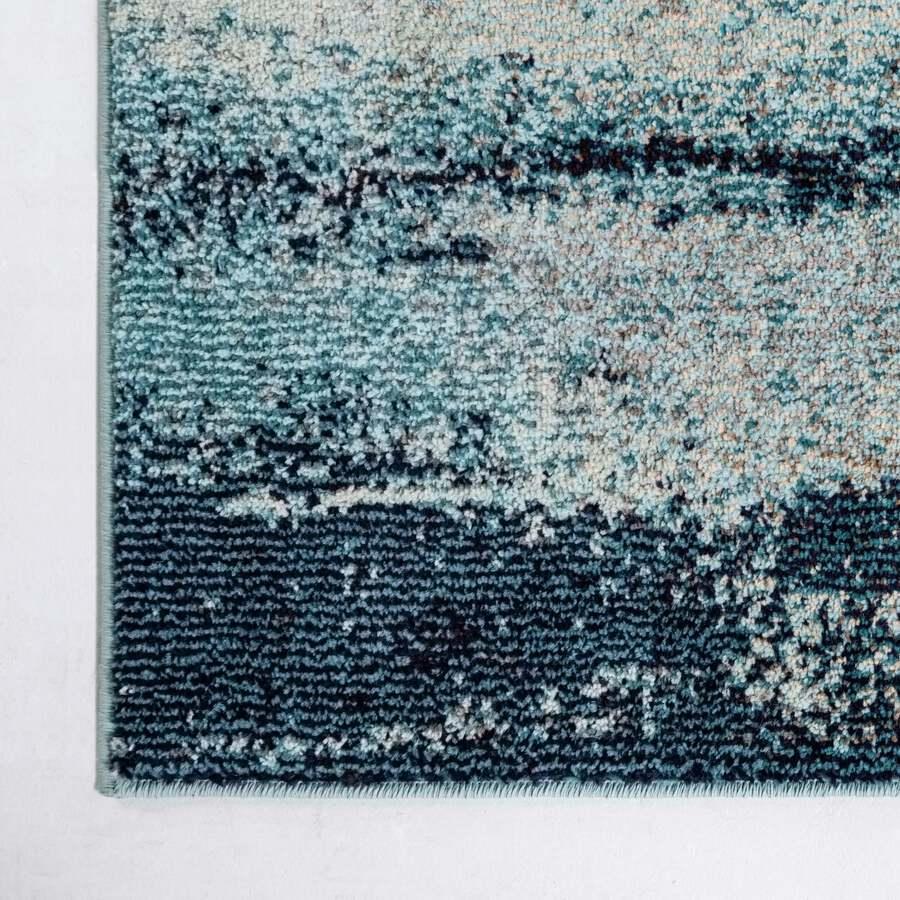 Unique Loom Indoor Rugs - Jardin Modern Palace Rectangular Rug Blue