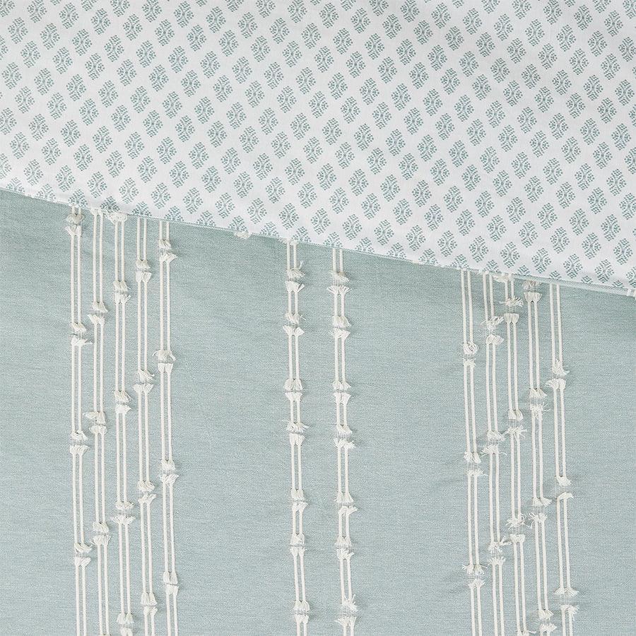 INK+IVY Kara Full/Queen Ivory 3 Piece Cotton Jacquard Comforter Set