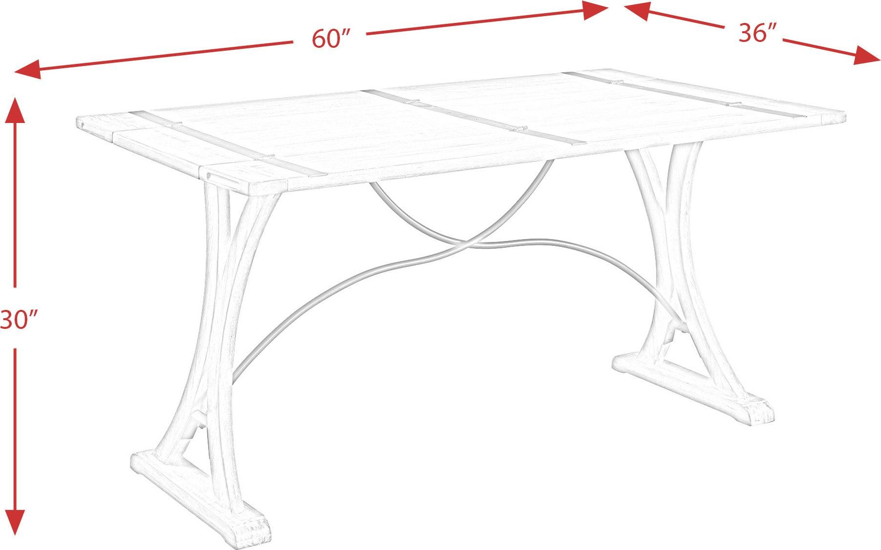 Elements Dining Tables - Keaton Folding Top Dining Table