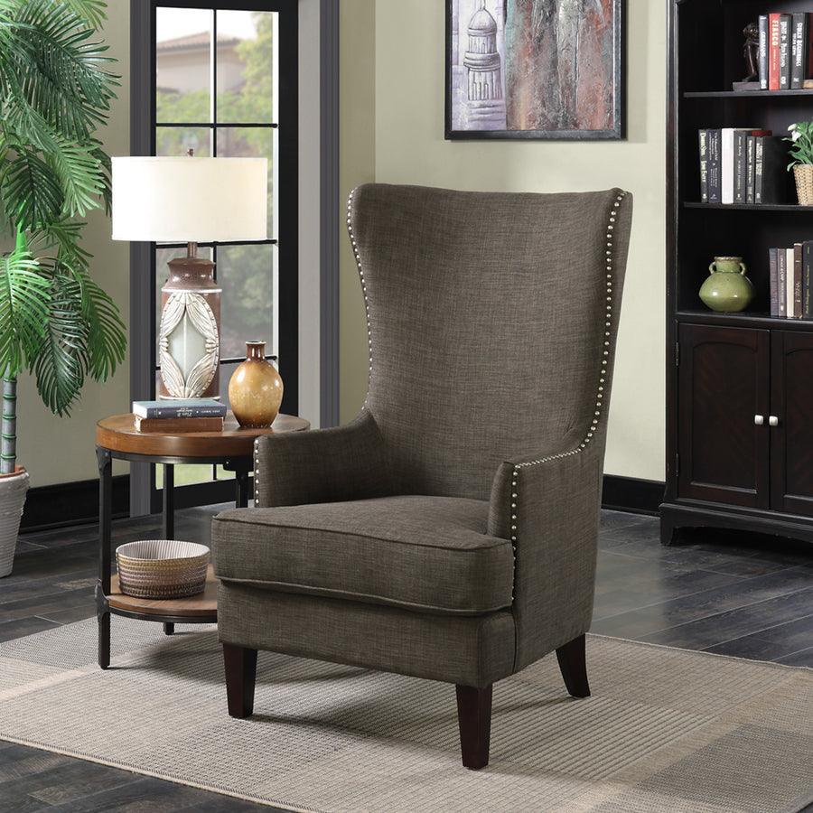 Elements Accent Chairs - Kegan Accent Chair Heirloom Charcoal