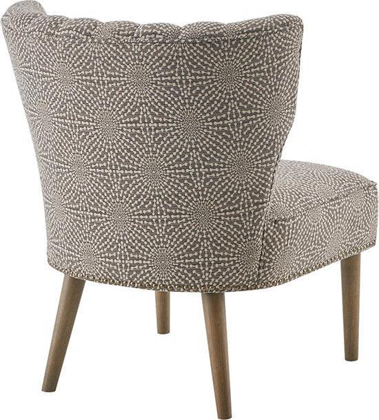 Olliix.com Accent Chairs - Korey Channel Back Slipper Chair Beige