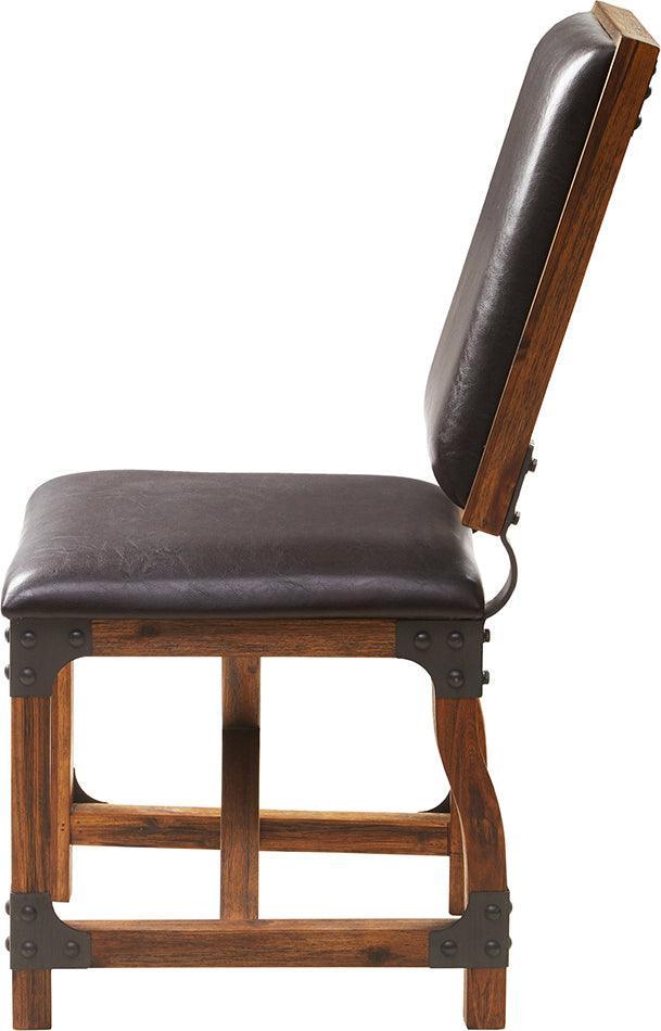 Chocolate dining chairs hot sale