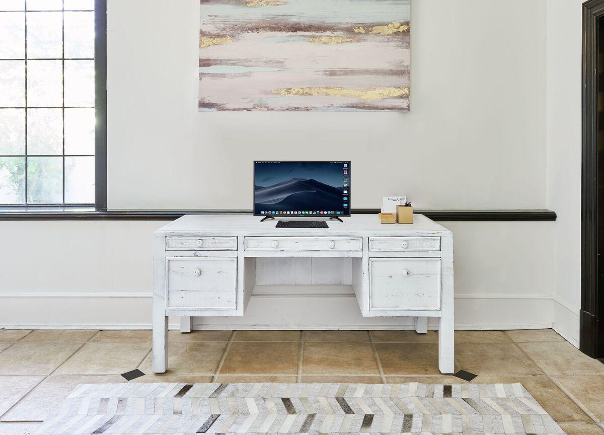 Elements Desks - Lenox Desk in White