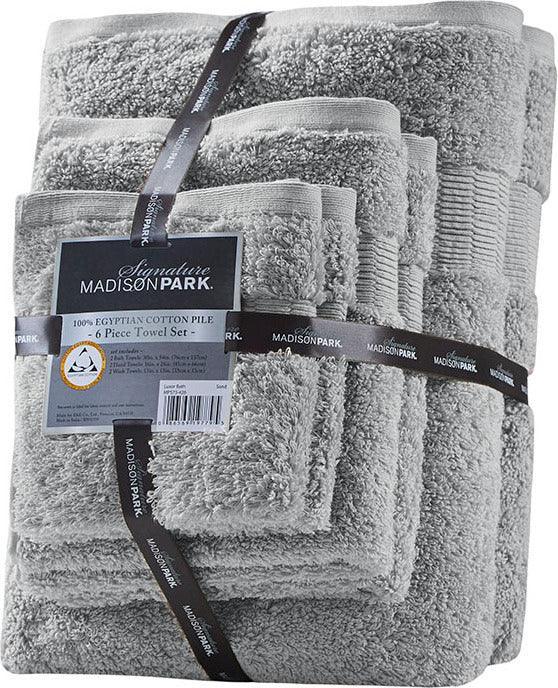 Luxurious 6 Piece Towel Set 100% Certified Egyptian Cotton Thick