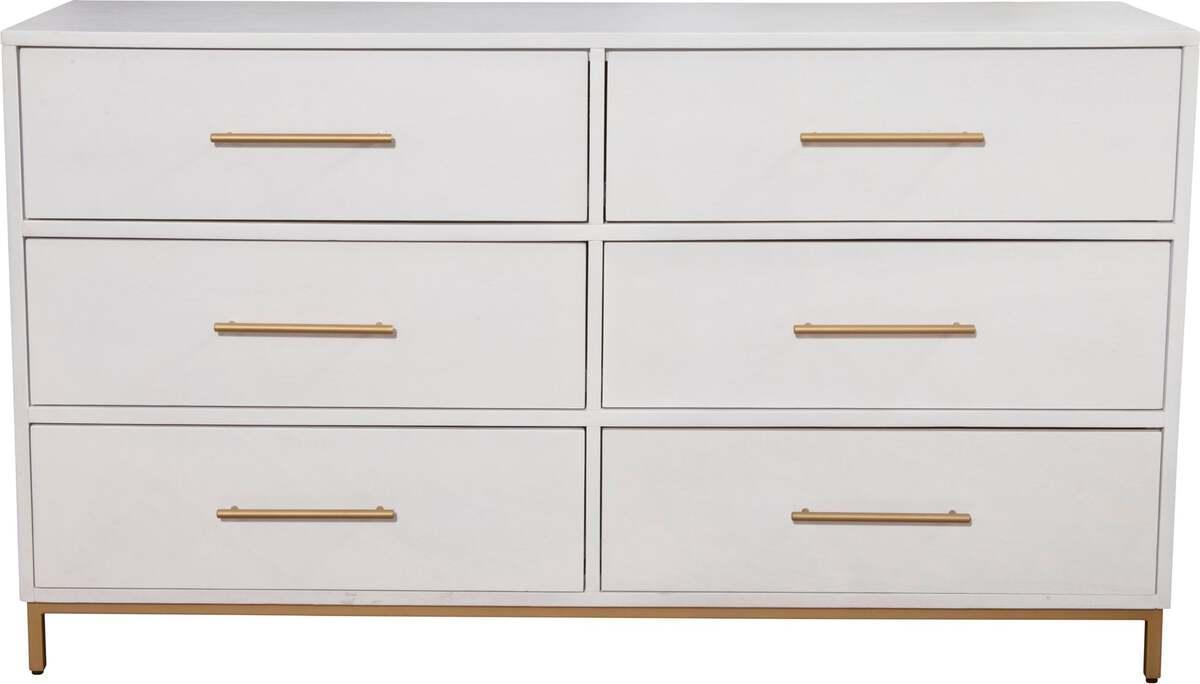 Alpine Furniture Dressers - Madelyn Six Drawer Dresser
