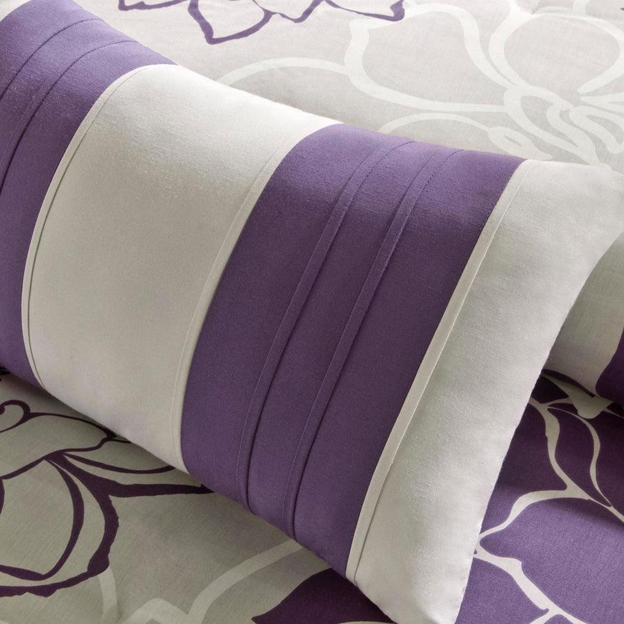 MADISON PARK Signature Luce 6-Piece Purple 100% Egyptian Cotton