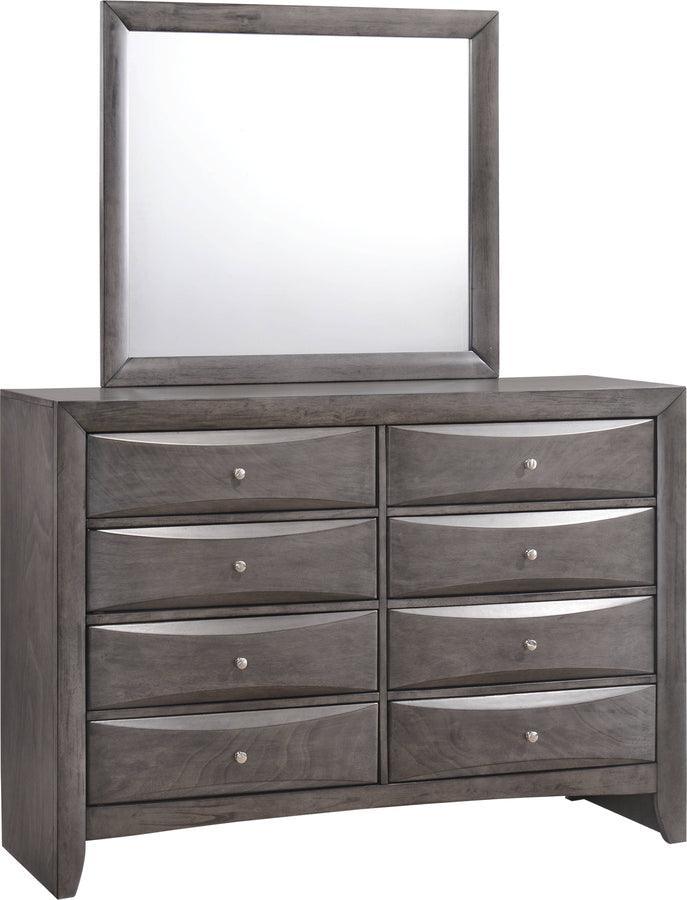 Elements Bedroom Sets - Madison Twin Storage 5PC Bedroom Set Gray