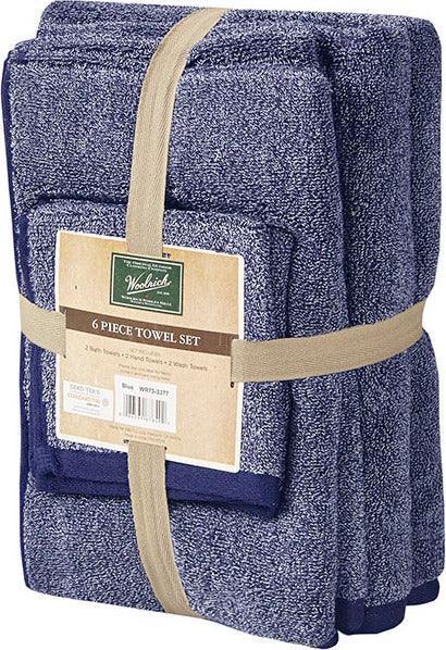 Shop Marle 100% Cotton Dobby Yarn Dyed 6 Piece Towel Set Natural, Bath  Towels