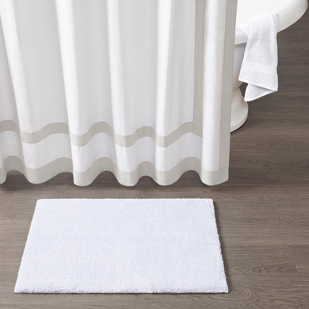 Olliix.com Bath Rugs - Marshmallow 24" Bath Rug White