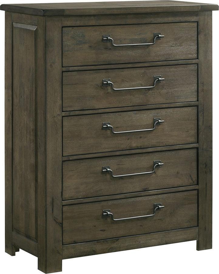 Elements Bedroom Sets - Memphis King Panel 3PC Bedroom Set in Grey Antique Grey