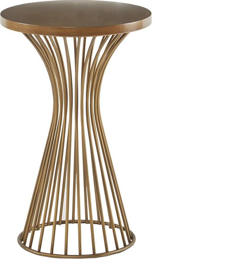 Olliix.com Side & End Tables - Mercer 30" Pedestal Bronze