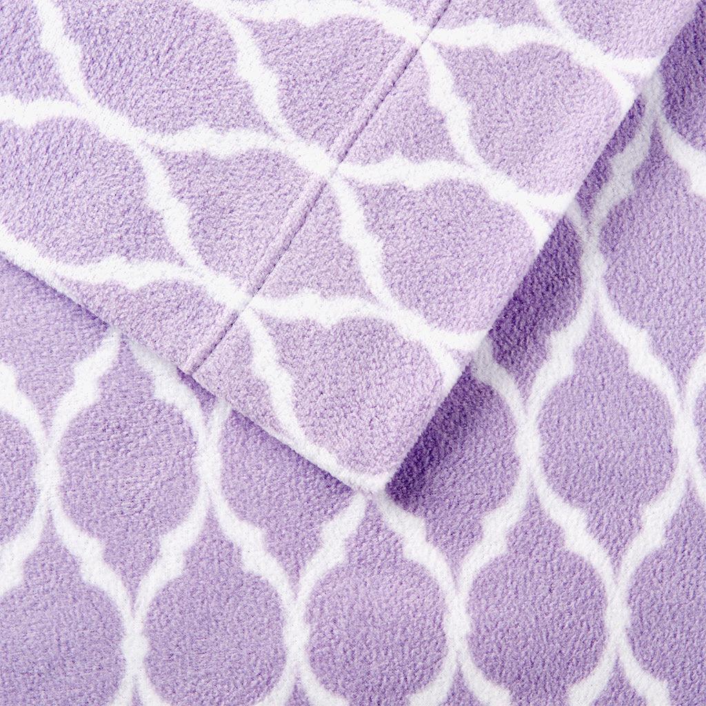 Olliix.com Sheets & Sheet Sets - Micro Fleece King Sheet Set Purple