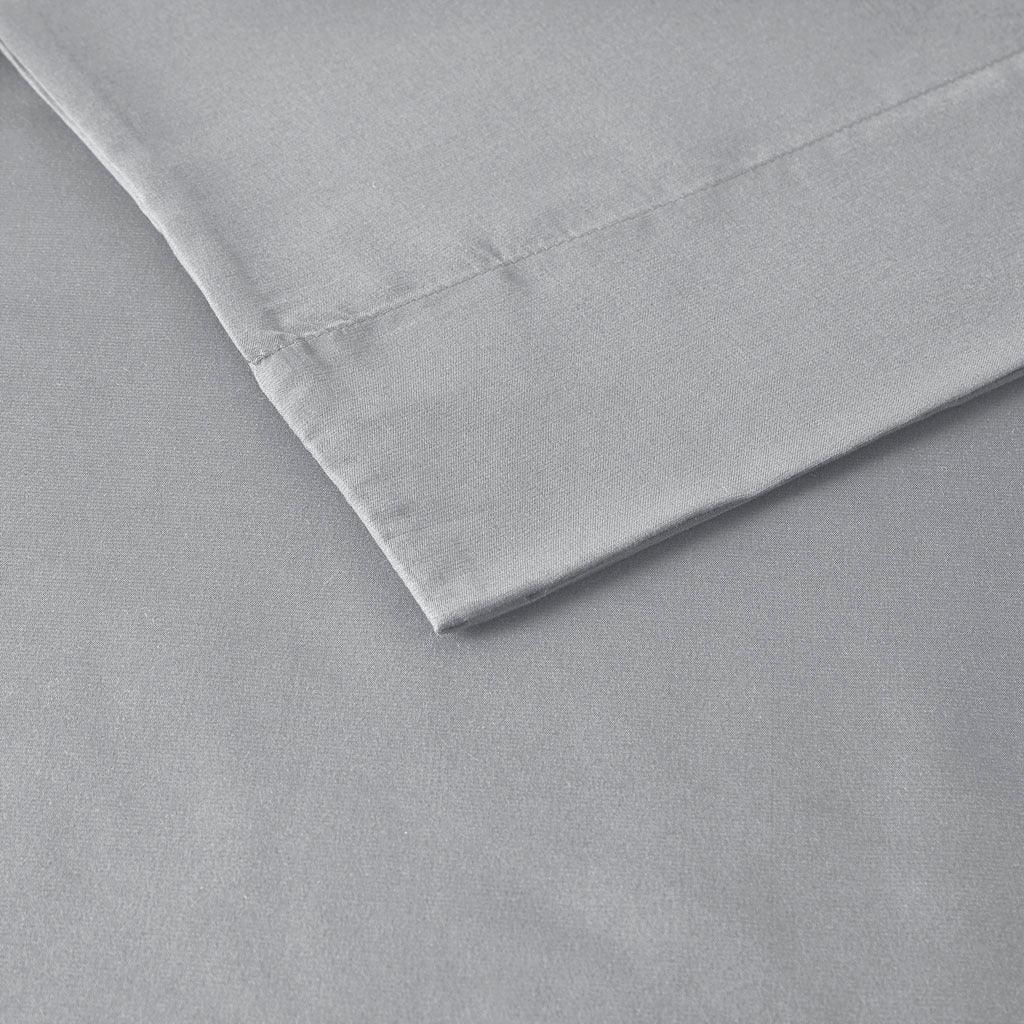 Olliix.com Sheets & Sheet Sets - Microfiber King Sheet Set Gray