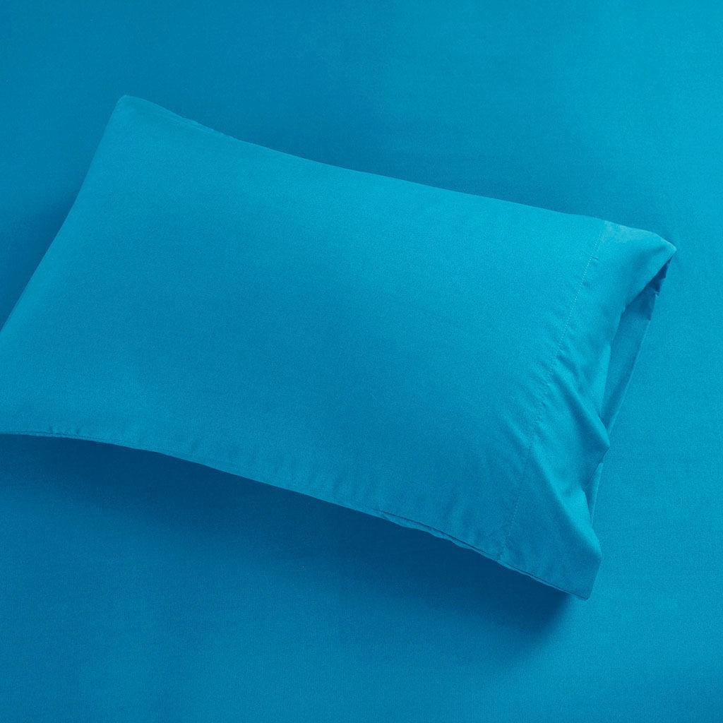 Olliix.com Sheets & Sheet Sets - Microfiber King Sheet Set Teal